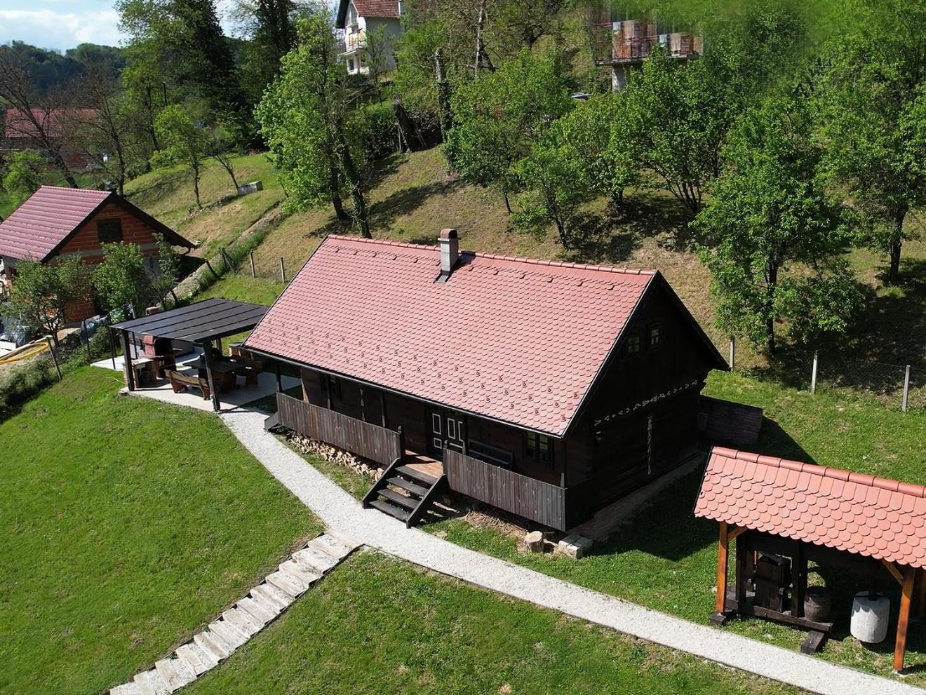 Tradicionalna Zagorska Drvena Kuca Stara Murva Тухельське Топліце Екстер'єр фото