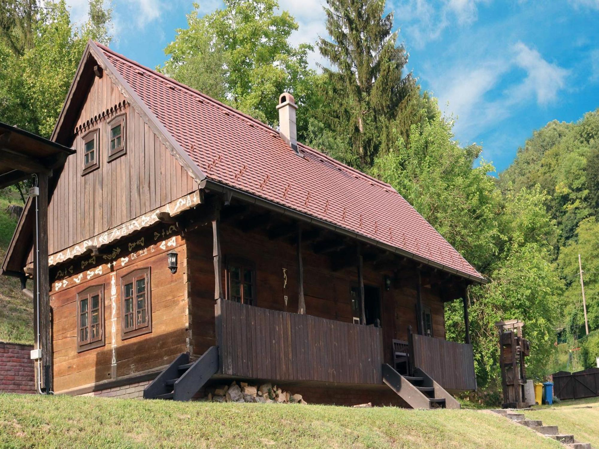 Tradicionalna Zagorska Drvena Kuca Stara Murva Тухельське Топліце Екстер'єр фото