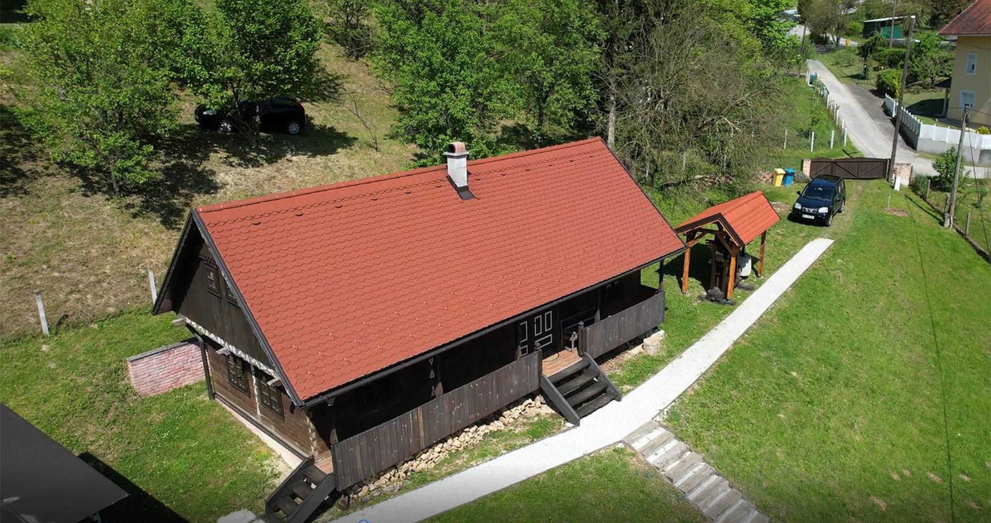 Tradicionalna Zagorska Drvena Kuca Stara Murva Тухельське Топліце Екстер'єр фото
